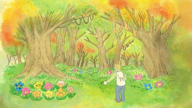 パレイドリアの森のイラスト